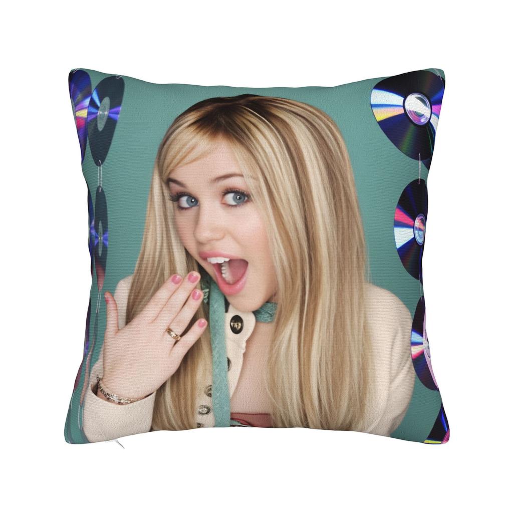 Singer Mileys Cyruss Pillow Cover Comfy Cushion Cover Morden Pillow Case For Living Room Sofa