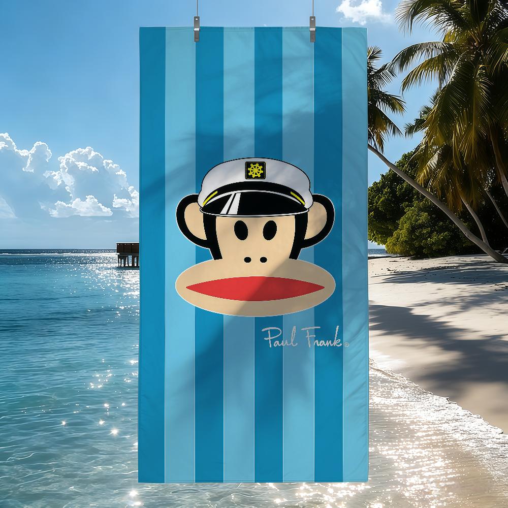 Retro Music Monkey P-Paul F-Frank Industries Quick Drying Beach Towels Are Suitable For Swimming Pools Camping Yoga And The Gym