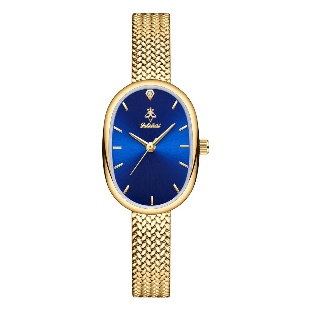 High Quality Gold Wheat Chain Strap Watch Minimalist Elegant Women’s Quartz Classic Sleek Design Stylish Daily Wear G