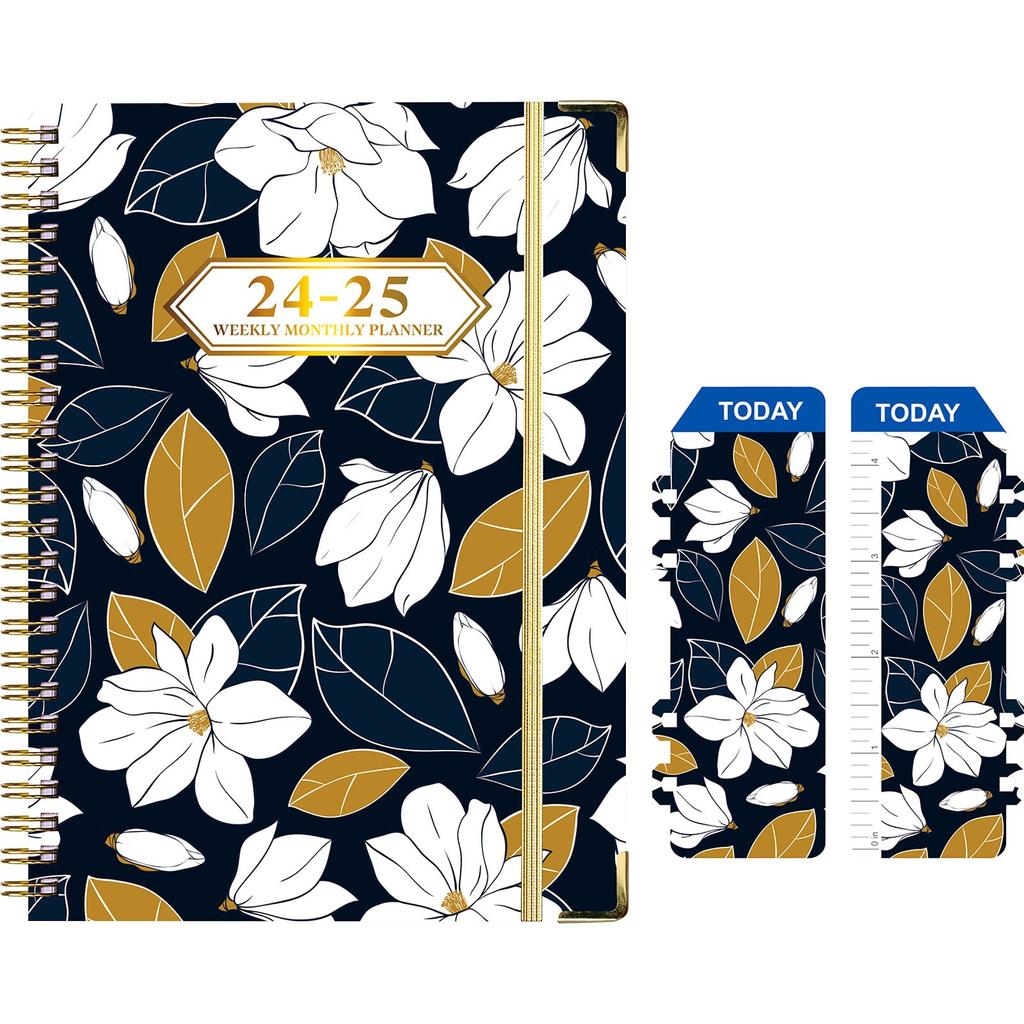 2024-2025 Planner - Julys 2024 - Junes 2025, 2024-2025 Planner, 2024-2025 Weekly And Monthly Planner, A5, Labels, Hardcover, Back Pocket
