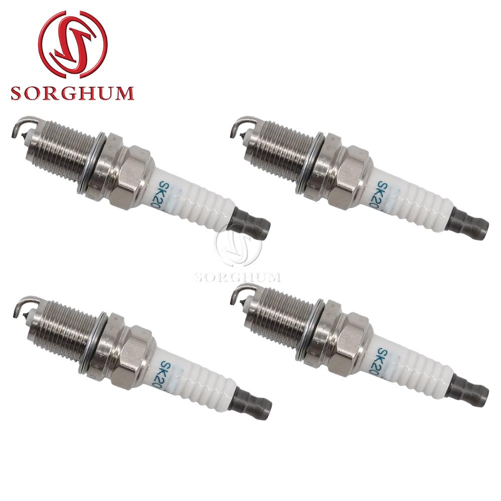 Ignition Coils & Iridium Spark Plugs Pack For Lexus GS430 LS430 4.3L For Toyota Tundra 4Runner Sequoia 4.7L 9091902230 SK20R11 4PCS-SK20R11