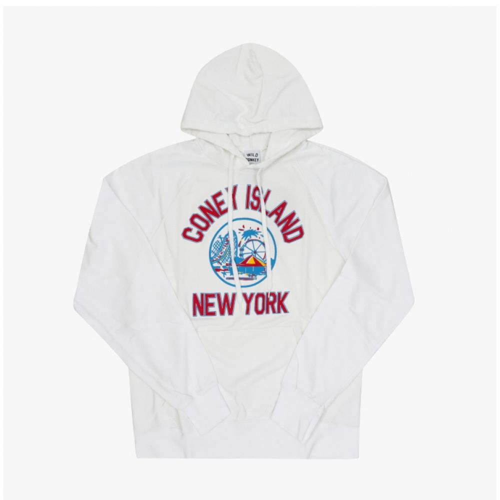 Wilddonkey Unisex Hoodie Fc Coney White