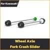 Motorcycle Wheel Protector For Kawasaki ZX6R ZX636 2024-2025 Motorcycle Front Rear Wheel Axle Fork Crash Slider Accessories