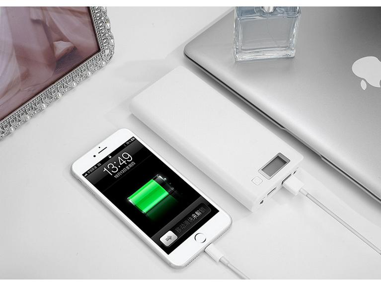 Solderless 8-Section 18650 Battery Box DIY Power Bank Kit with LCD Screen