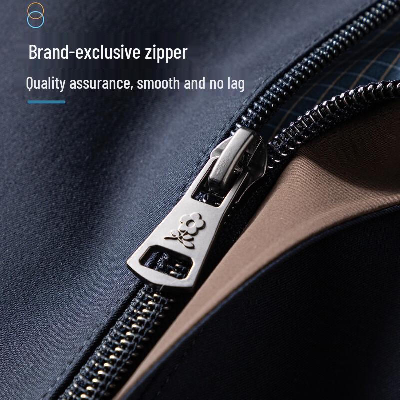 MONTAGUT Men's Autumn/Winter Silk Blend Business Casual Jacket