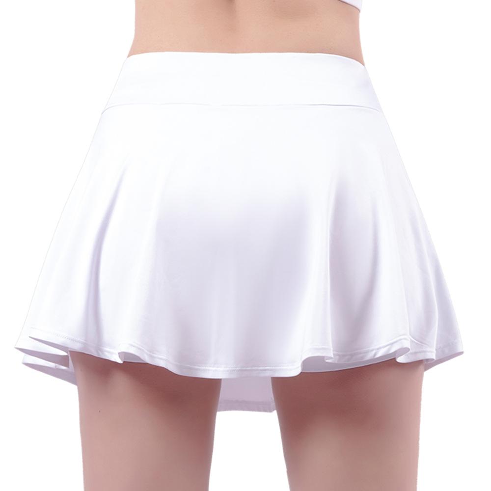 Women's Breathable Tennis Skirt with Inner Shorts Lightweight Sport Skorts for Running Yoga Fitness Outdoor Activities Pants