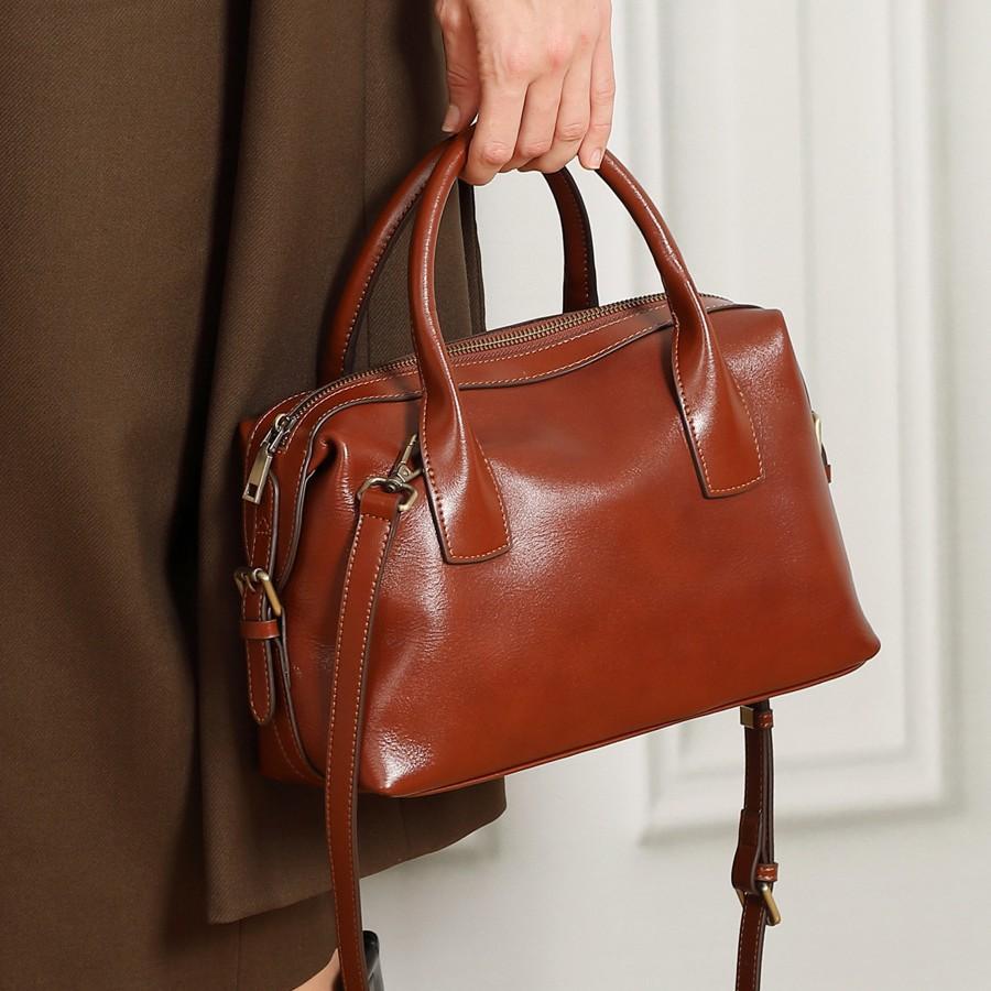 Za Trendy Bowling Bag Women'S High-End Mini Handbag Crossbody Shoulder Pillow Bag