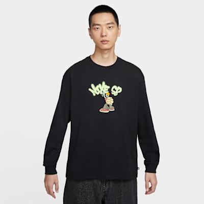 Nike SB T Shirts Men s Black Crew Neck Moderate M