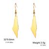 My Shape Israel Map Earrings Stainless Steel Gold Color Israel Country Outline Geography Map Pendants Earrings Jewelry Wholesale