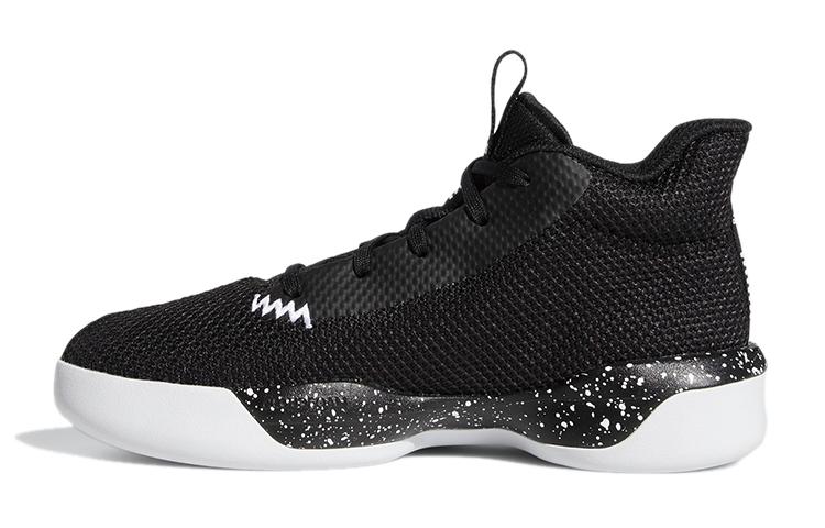 

Adidas Pro Next K Abrasion Resistant Mid top Children s Basketball Shoes Black White Kids EH3061 28