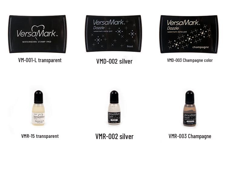 Authentic Moon Cat VersaMark Watermark Ink Pad and VMS Rubber Stamp Adhesive Pen