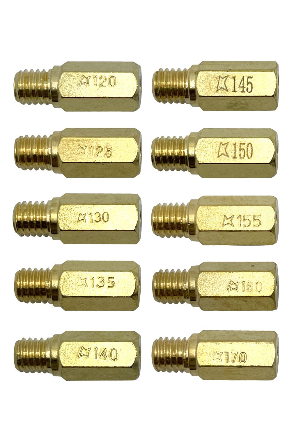 

Fabulous Hall External Keihin Carburetor Main Jet 120 125 130 135 140 145 150 155 160 170 10 Piece Set 120-170_10 pieces set золотой