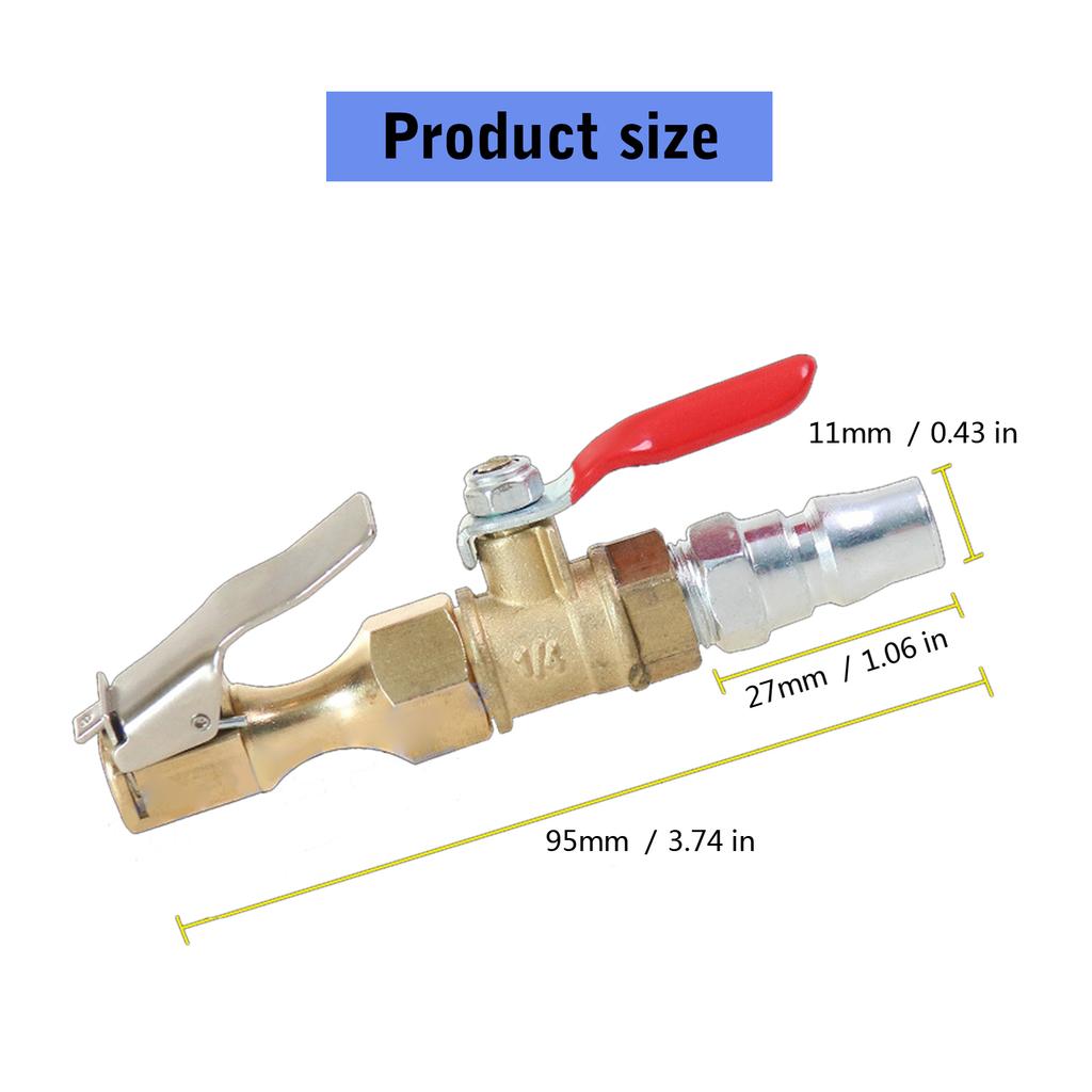 Quick Inflation Deflation Switch for Motorcycle Electric Vehicle Tires Vacuum Tire Efficient Emergency Professional Use