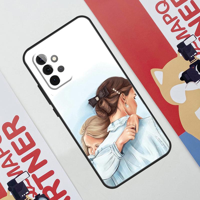 Familie Mom Girl Women Case For Samsung Galaxy A06 A16 A36 A56 A55 A35 A33 A53 A13 A23 A17 A54 A34 A14 A52 A32 A15