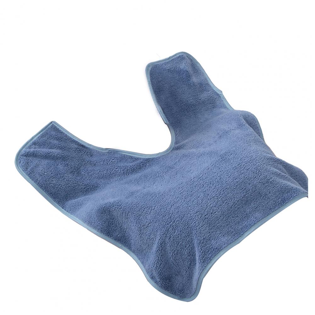 U-Shaped Microfiber Facial Towel Soft Super-Absorbent Beauty Salon Towel Spa Towel for Estheticians Massage Facial Steam Skincar синий