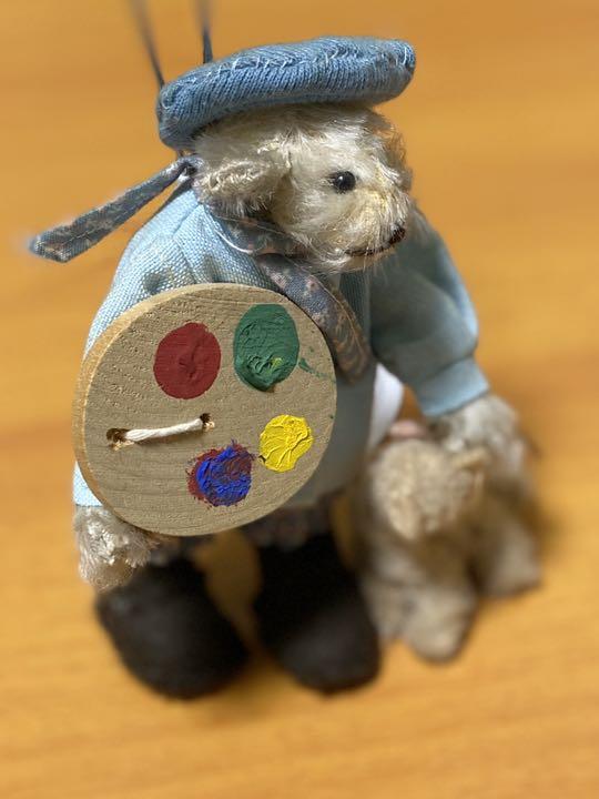 [USED] Teddy Bear Painter and Cat