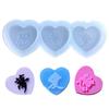 Resin Shaker Molds Silicone Resin Casting Molds Epoxy Quicksand Molds for DIY Pendant Charms Jewelry Making Accessories