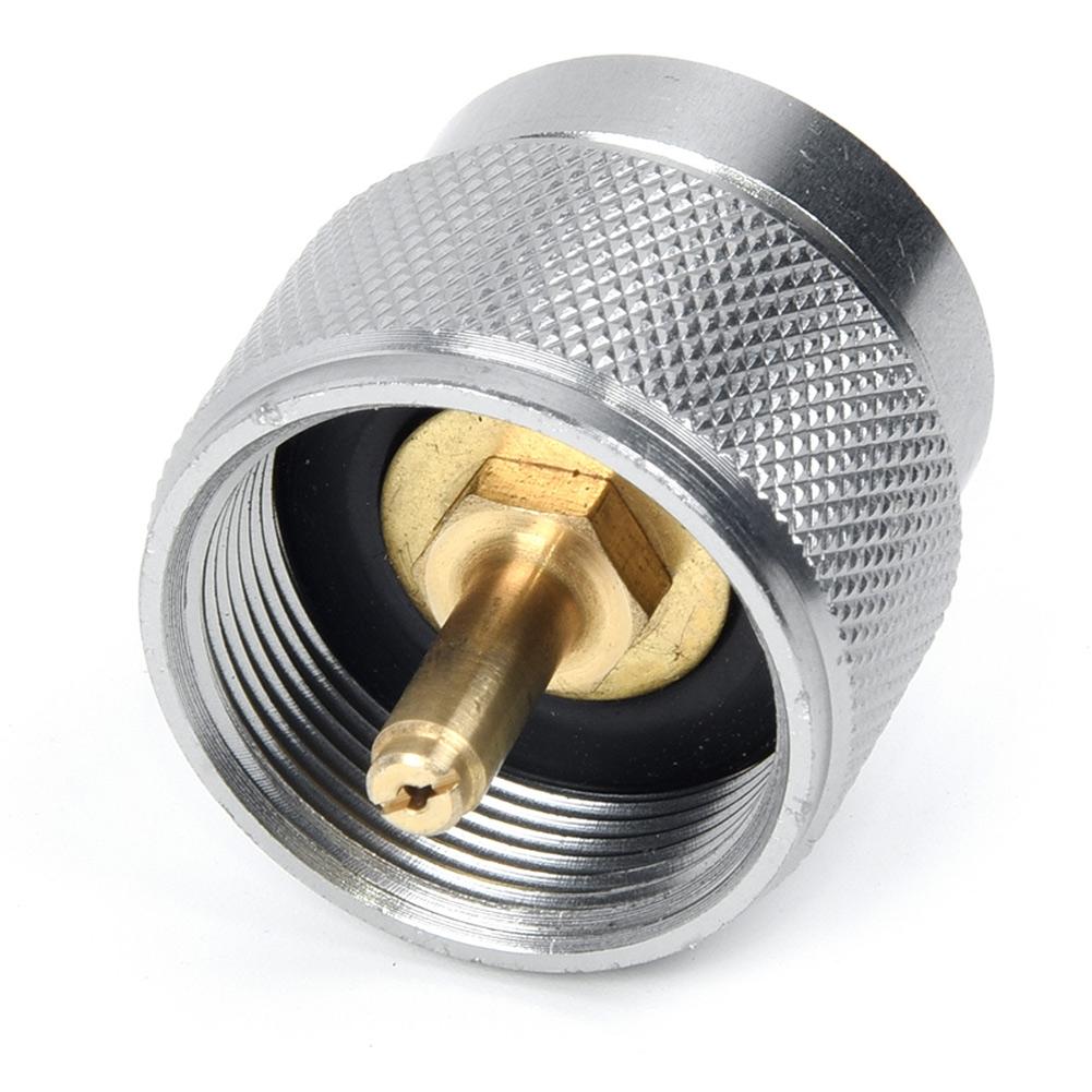 Outdoor Gas Refill Adapter Reusable Aluminum Alloy