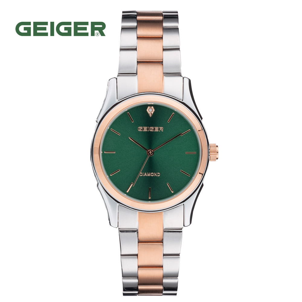 

Geiger GE1256GNRCB Women s Diamond Metal Watch
