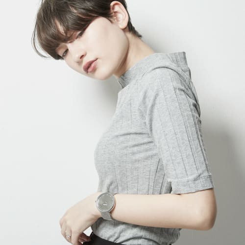 KLON RH simply JOE 40mm Silver Watch with Mirror Face, Simple and Stylish for Men and Women (JOE Only)