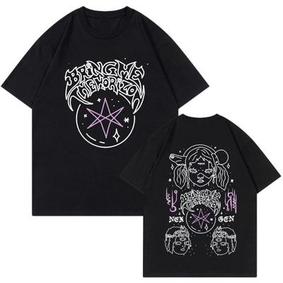 Μπλουζάκι κοντομάνικο με στάμπα Heavy Metal Rock Band Γυναικείο Kawaii Μόδα Streetwear Y2K Hip Hop O-Λαιμός Κοντομάνικο Τοπ Μπλουζάκι