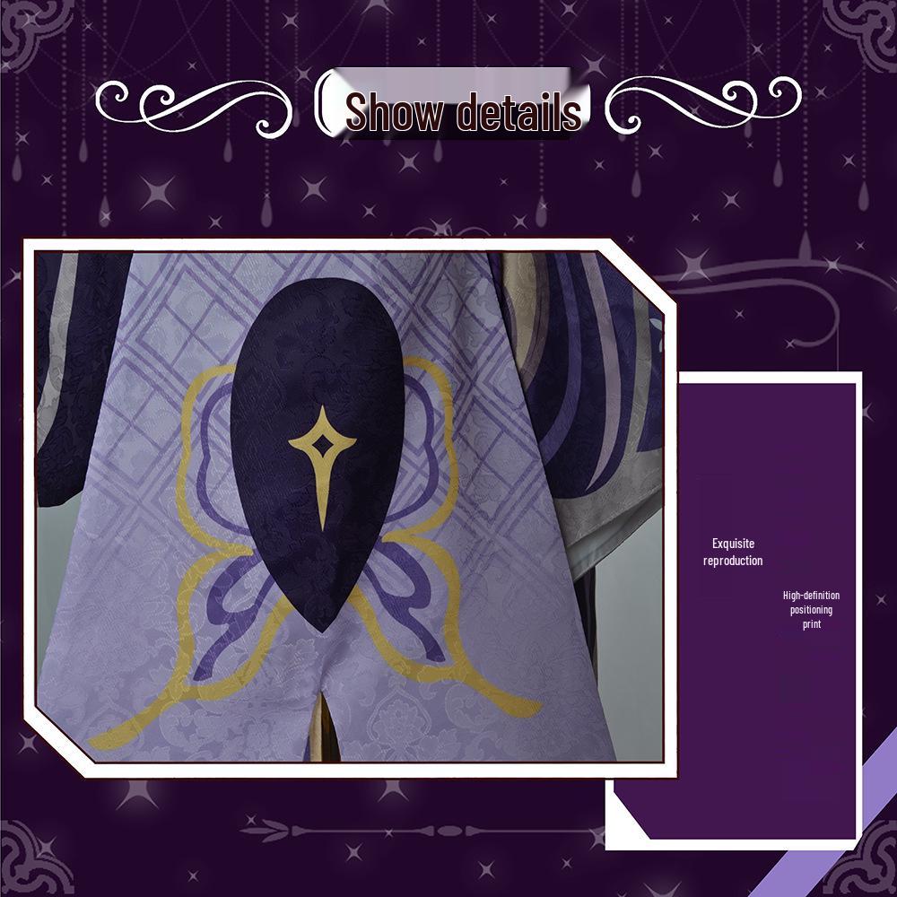 Genshin Impact Raiden Shogun Cosplay Costume - Women's Full Set