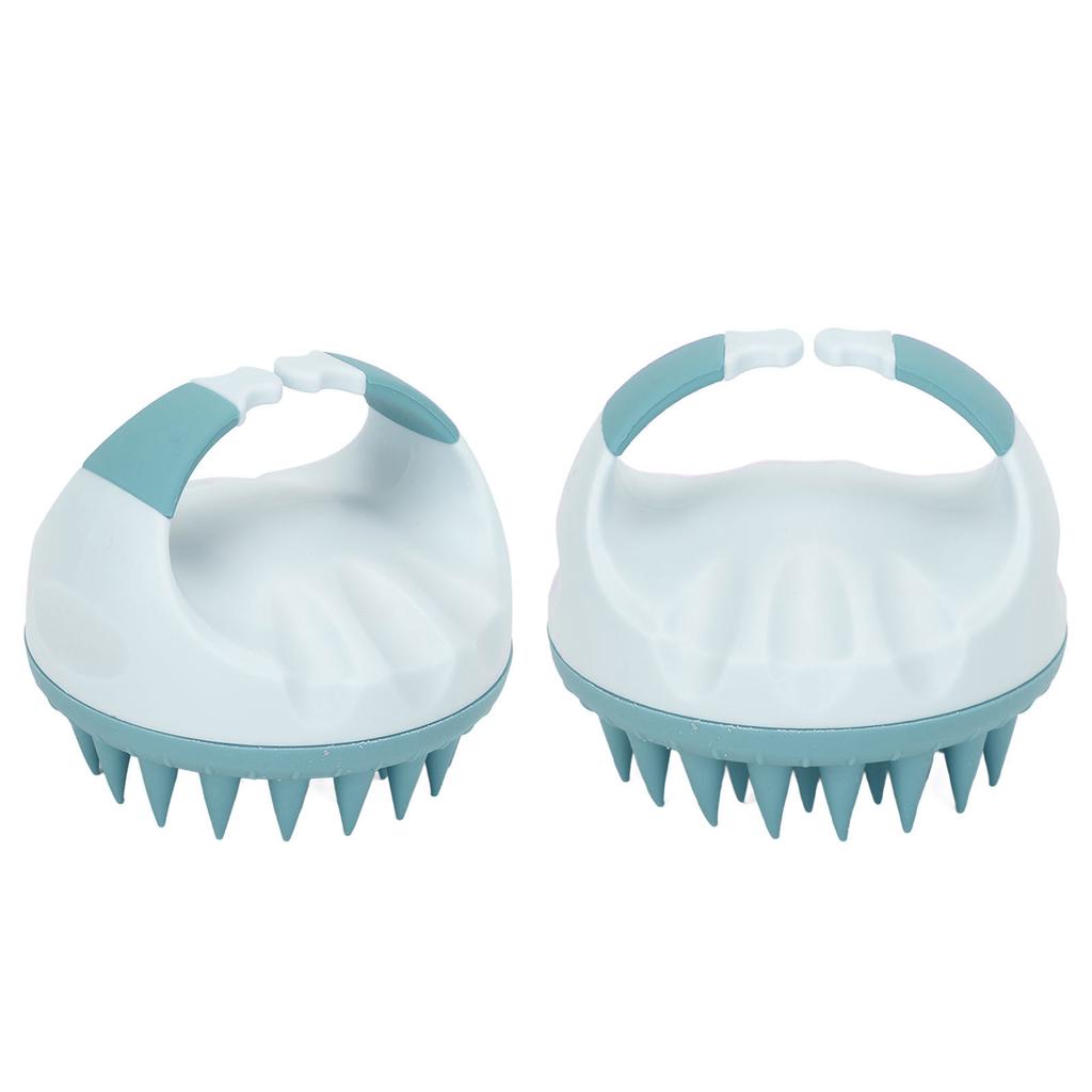 Hair Massager Soft Silicone Waterproof Manual Hair Massage Scalp Cleaning Anti Dandruff Shampoo Brush
