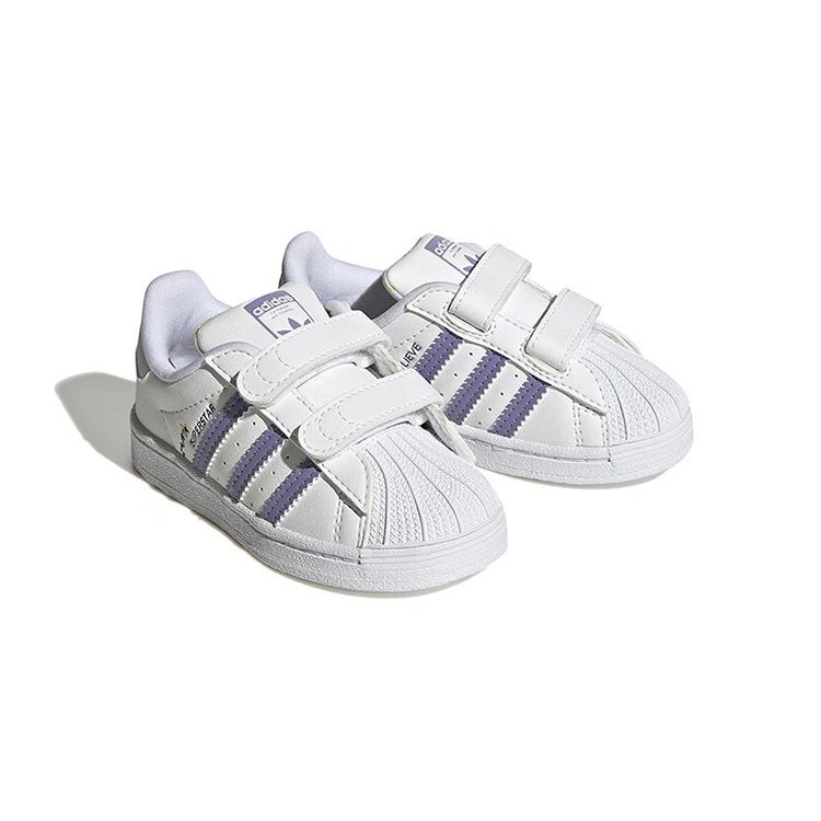 Adidas Superstar I Save The Bees Baby Sneakers White Cloud-White Magic-Lilac HP6219
