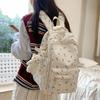 Women's Lightweight Printed Backpack - Versatile & Spacious for Casual Use or School