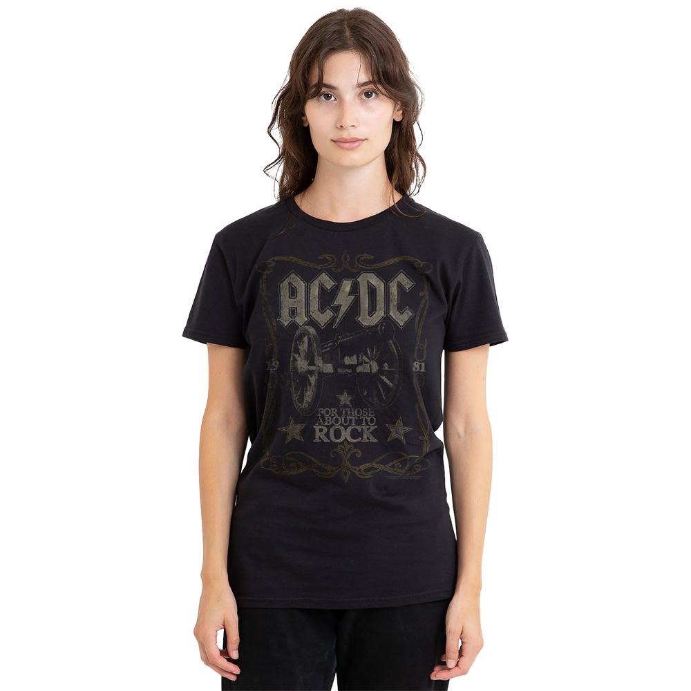 AC/DC Unisex Adult Rock Label T-Shirt