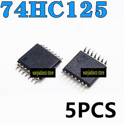 5pcs Original 74HC125PW SN74HC125PWR HC125  TSSOP14 Feet TSSOP-14 Logic