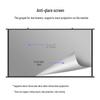 4K HD Anti-Light Wall-Mounted Projection Screen for Home and Office, No-Punch Installation