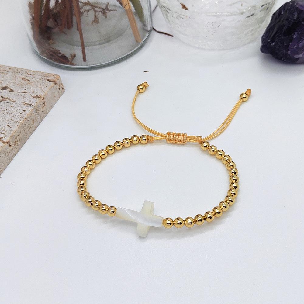 European & American Virgin Mary Multi-Layer Beaded Pearl Bracelet Set, Ethnic Style for Women