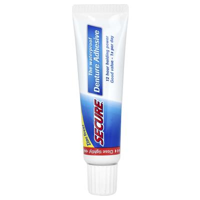 Waterproof Denture Adhesive, 1.4 Oz (40 G)