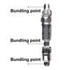 Holder Clip Reel Holder Silver Soft Rubber Pad Useful