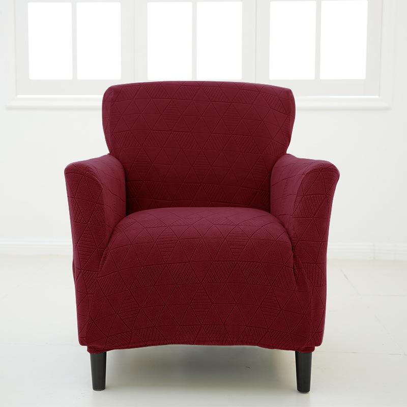 Чехол для дивана Cross-Border Diamond Jacquard All-inclusive Elastic для одного сиденья, чехол для маленького дивана, утолщенный универсальный чехол от пыли One Size