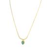 Les Trésors De Lily [P2305] - Gold-plated Artisanal Necklace 'Princesse Ottomane' Golden Green