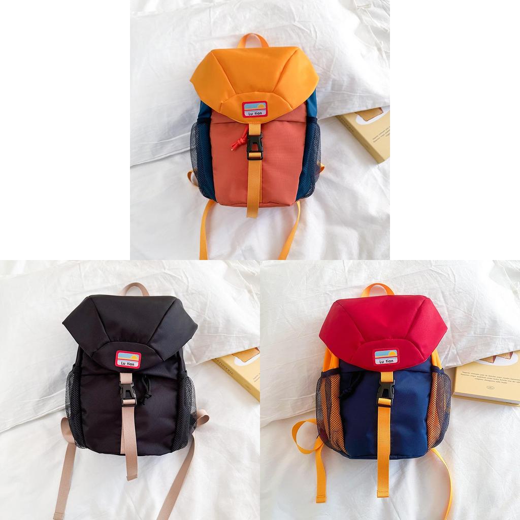 Canvas Kids School Backpack With Padded Straps For Preschool Children