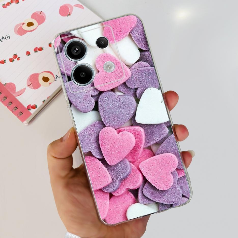 For Xiaomi Poco X6 5G Case Luxury Painted Cover Clear Silicone Phone Case For Xiaomi Poco X6 Pro PocoX6 X6Pro Soft Fundas Bumper
