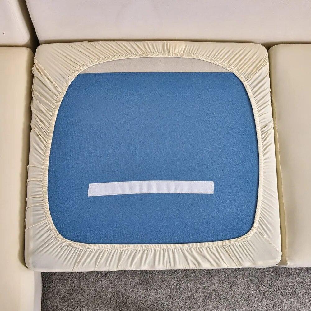 Elastische Sofabezüge Einfarbig Sofakissenbezug Stretch Waschbar L-Form Sofa Sitz Überwurf Wohnzimmer Abnehmbar Universal