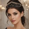 Wide Brim Women Hair Hoop Shiny Baroque Headdress Fashion Rhinestone Headband  Travel