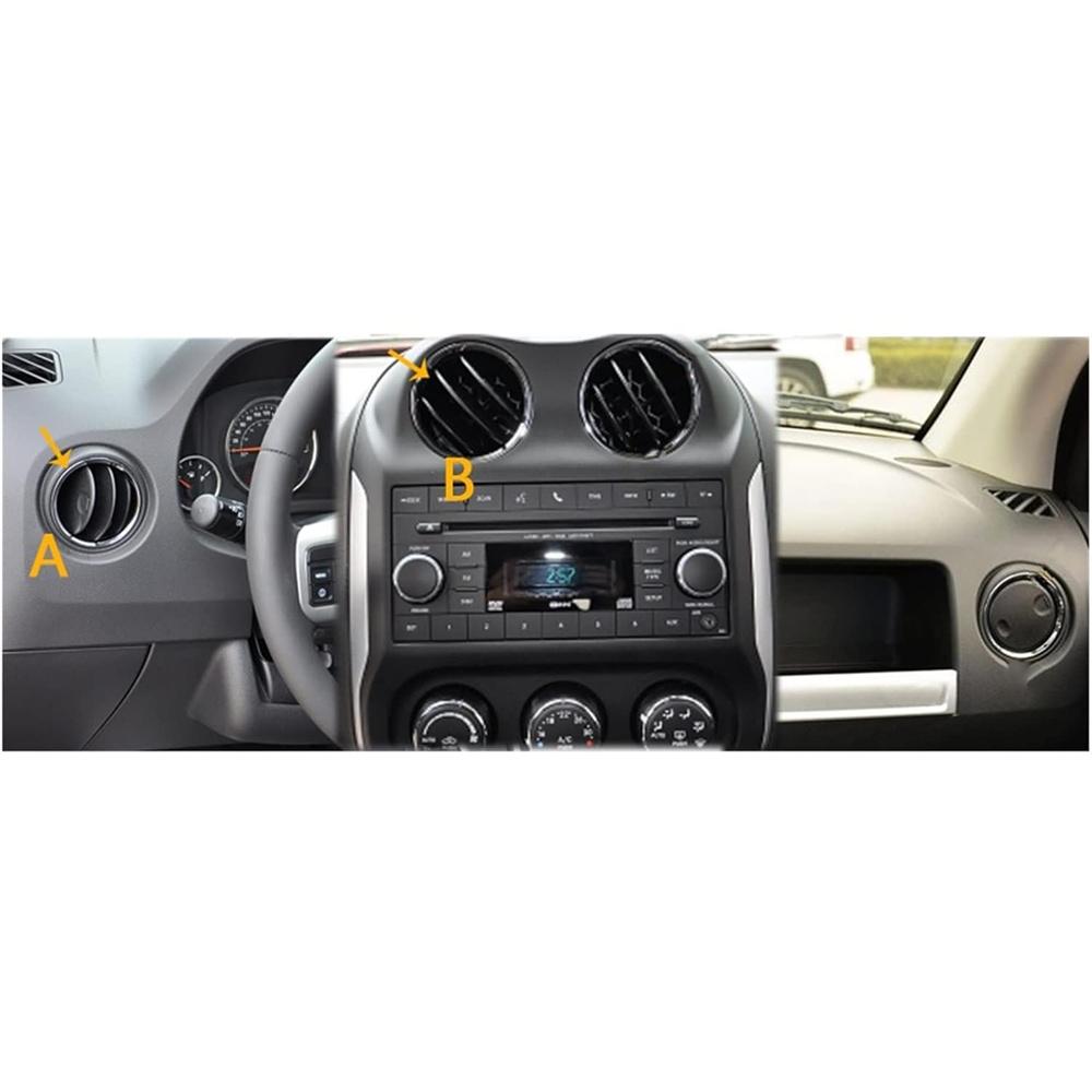 LH Left Dashboard A/C Air Vent Outlet 1JW471DVAD For Jeep Compass Patriot 09-17