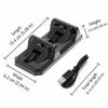 VAORLO USB Port Dual Charging For PS4 Controller Dock Station Stand Holder for Playstation 4 Double Gamepad