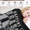 What Happens In Vegas Started In Oakland Fotball Raider T-skjorte Kastepledd Barnas Teppe Luksusmerke Teppe