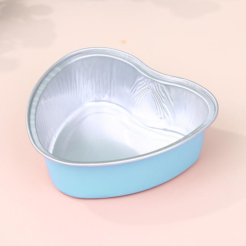 

10Pcs Aluminum Foil Cupcake Cups Non-Stick Foil Baking Cups 100Ml Pudding Dessert Cups Party Wedding Party Supplies