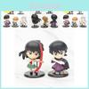 Coleção Adorável de Figuras Chibi do Inuyasha PVC Topper para Bolo Conjunto Caixa Surpresa 8-10cm