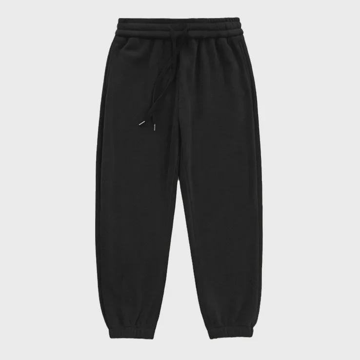 Men's Heavyweight Polar Fleece Winter Sweatpants - Drawstring, Loose Fit, Thick & Warm Casual Trousers