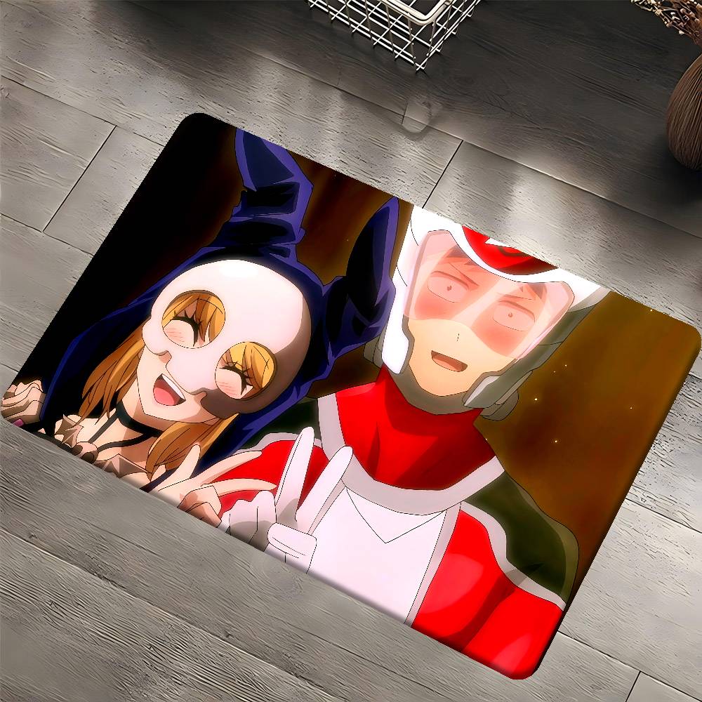 

K-Koi W-Wa Sekai Seifuku No Ato Floor Mat Anti-slip Soft Rectangle for Home Indoor Outdoor Front Door Hotel Decor Mat 40x60 cm