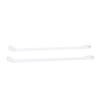 2PCS RV Wire Closet Shelving Brackets 12 Inch High Strength with Screws Wire Shelf Support Brackets White