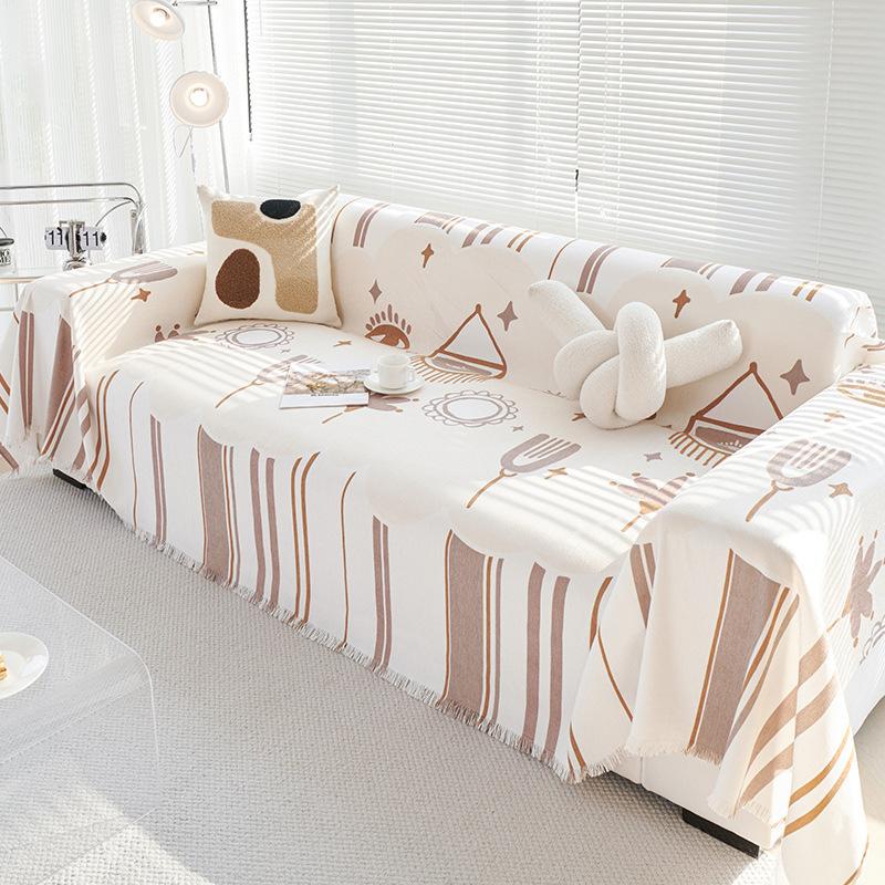 

Полотенце для дивана из синели, универсальный универсальный чехол для дивана Four Seasons, пылезащитный чехол для гостиной, цельный тканевый чехол для дивана 180*130cm